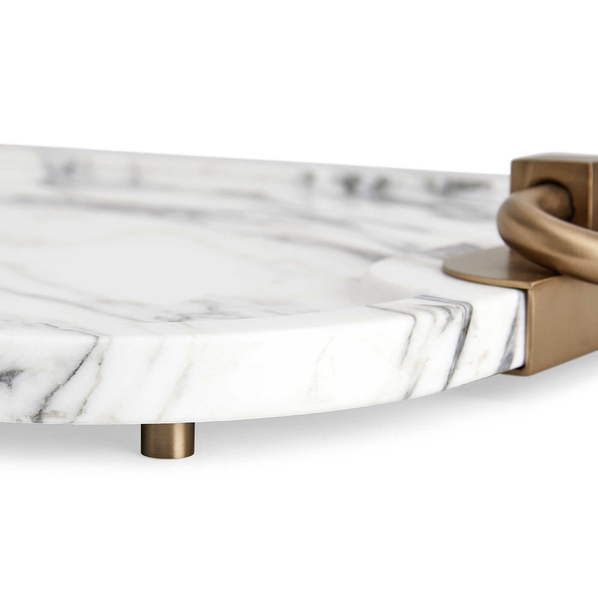 Hippodrome Tray – Arabescato Marble