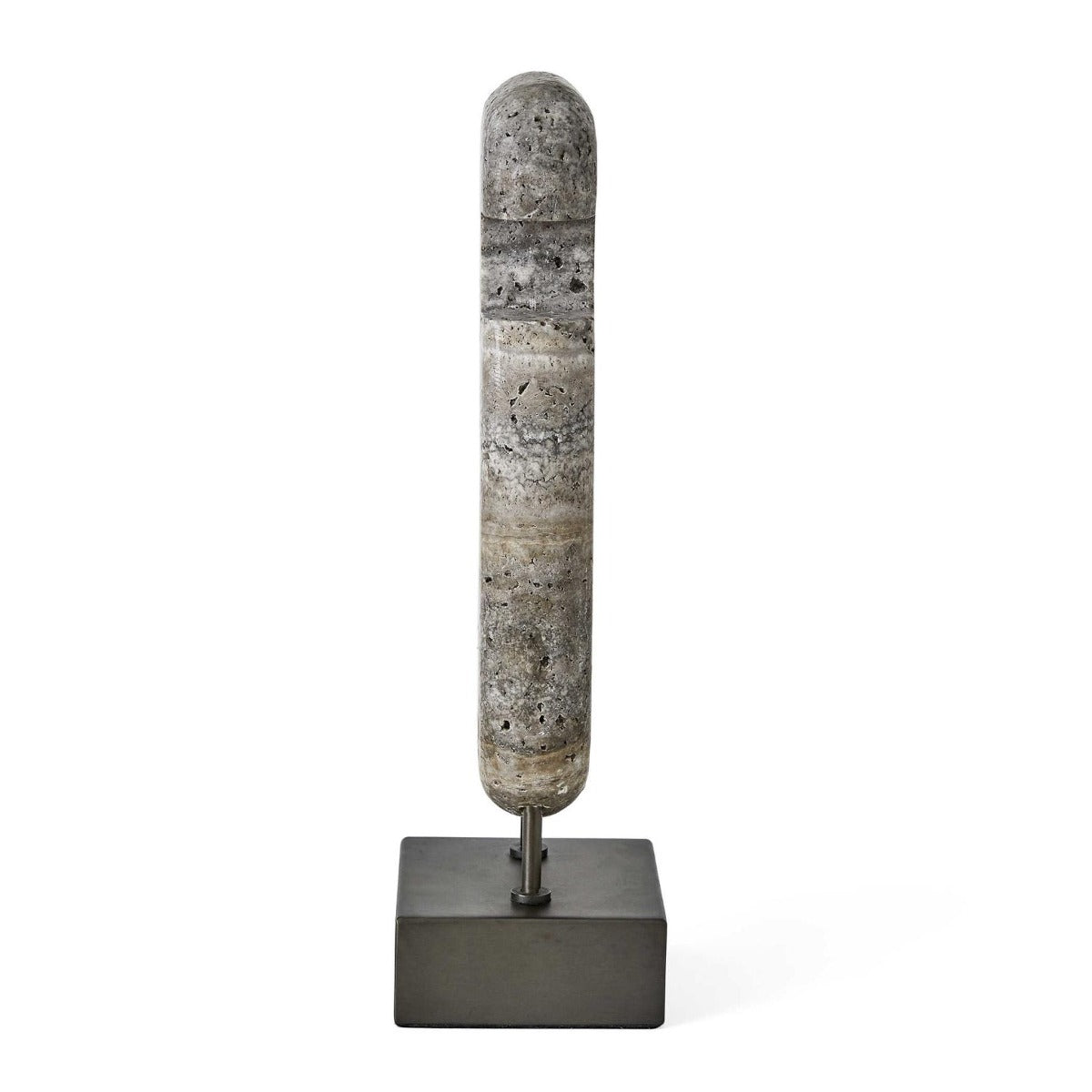 Ancient Lore Sculpture – Tall Travertine