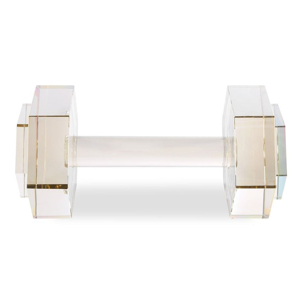 Dumbbell Sculpture – Crystal