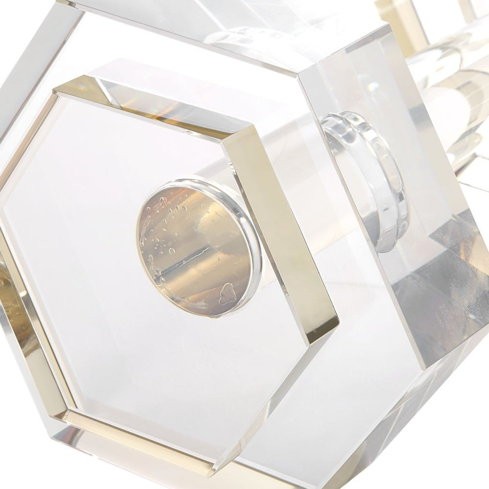 Dumbbell Sculpture – Crystal