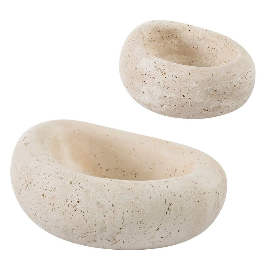 Swaddle Bowls – Travertine, Set of 2