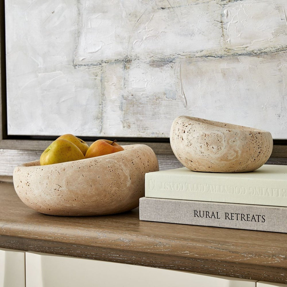 Swaddle Bowls – Travertine, Set of 2