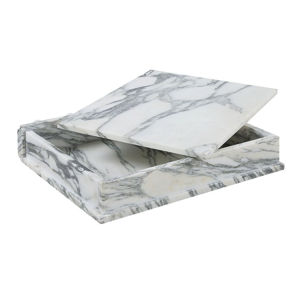 Novel Box – Arabescato Marble, Small