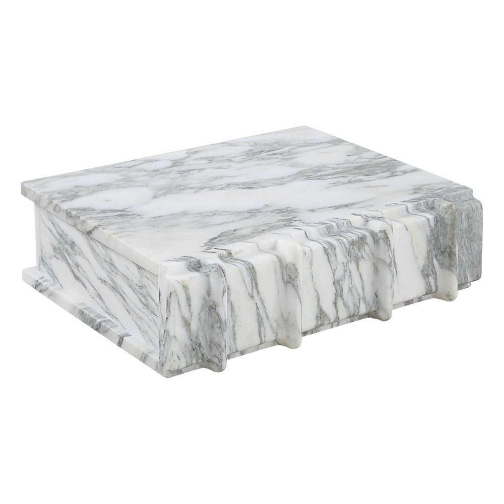 Novel Box – Arabescato Marble, Large