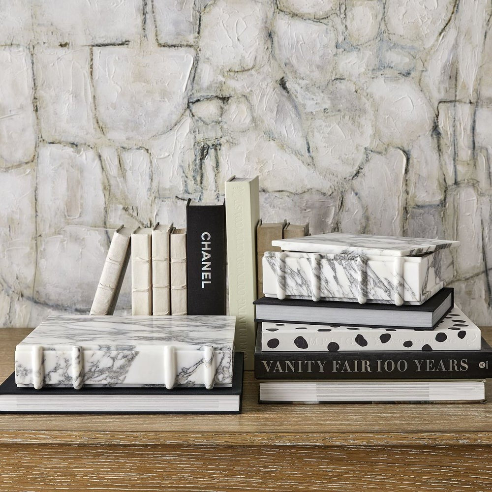 Novel Box – Arabescato Marble, Large