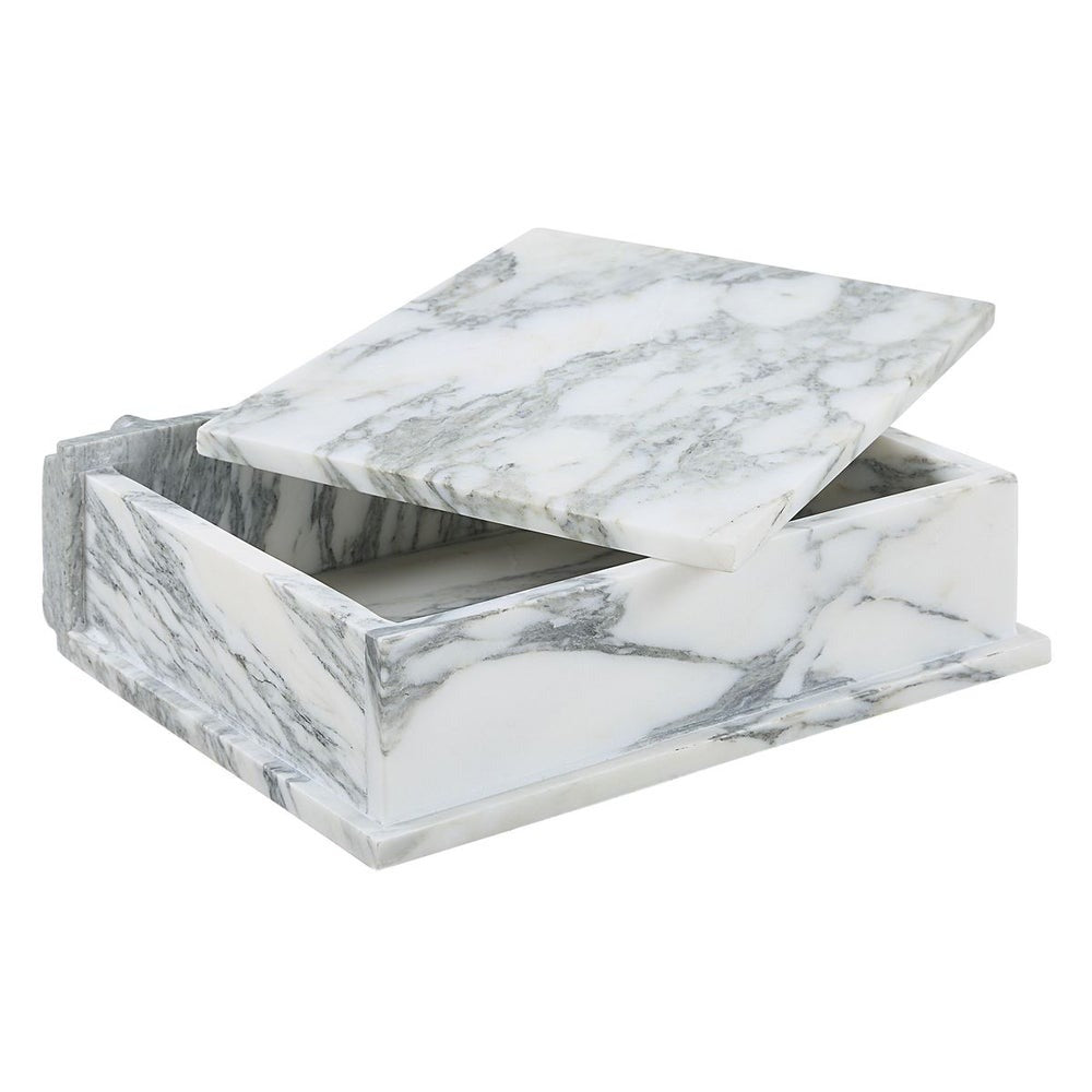 Novel Box – Arabescato Marble, Large