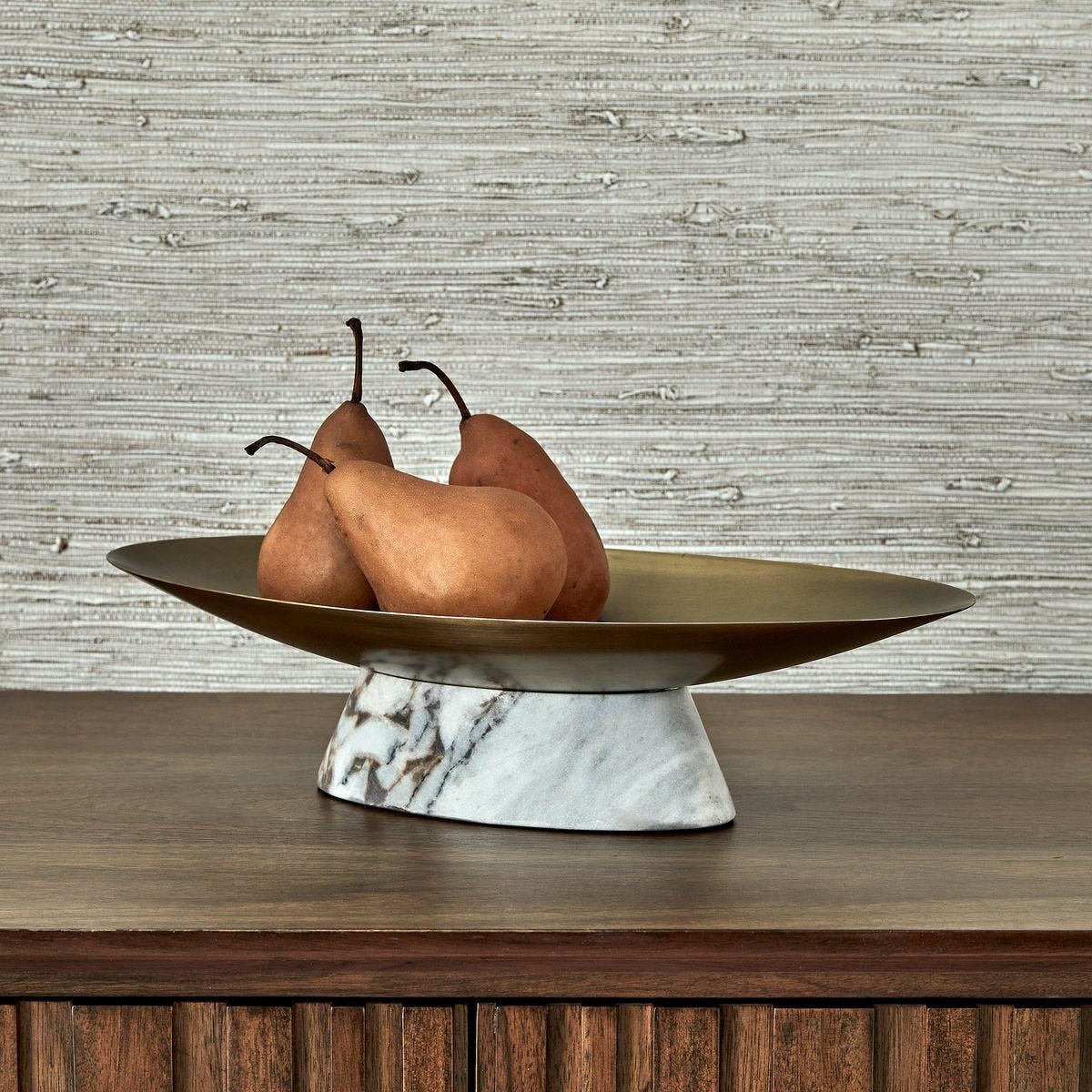 Coup de Grace Low Bowl – White Chocolate Marble