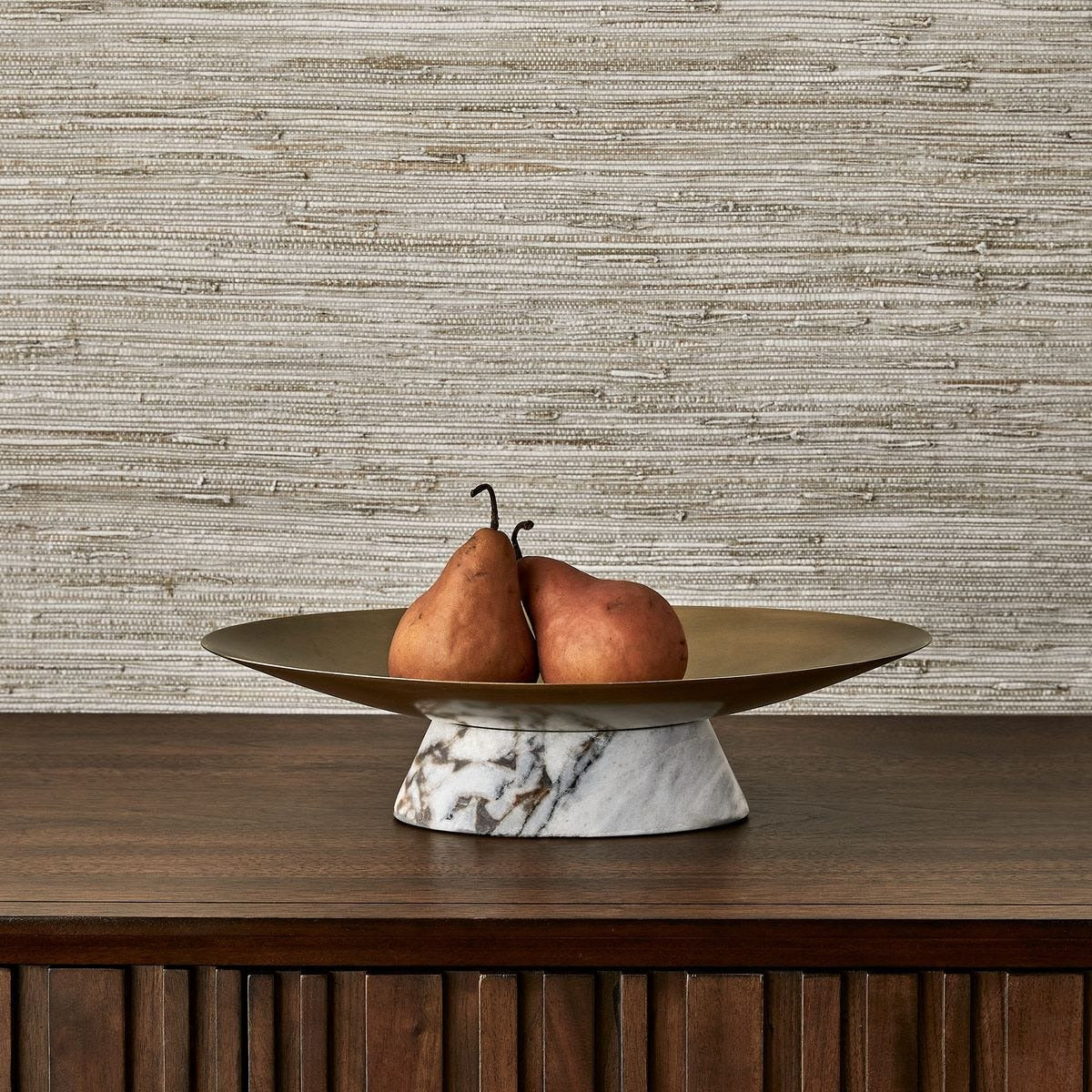 Coup de Grace Low Bowl – White Chocolate Marble