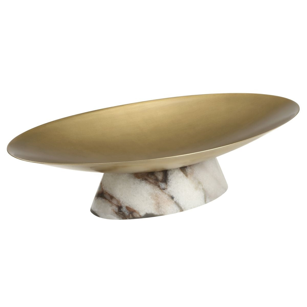 Coup de Grace Low Bowl – White Chocolate Marble