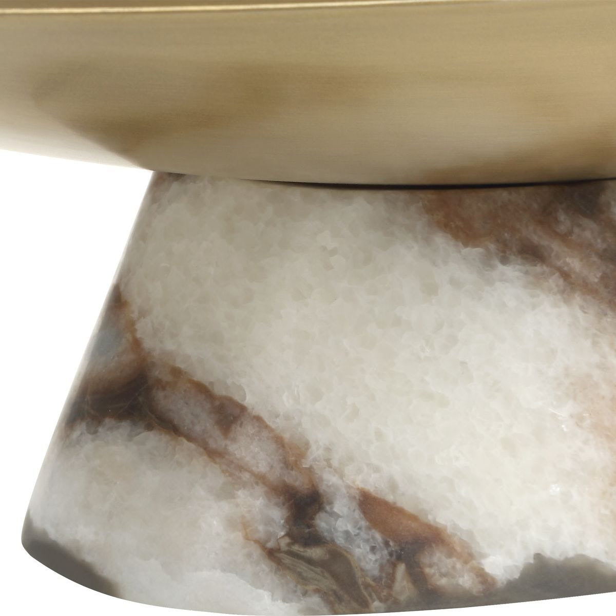 Coup de Grace Low Bowl – White Chocolate Marble
