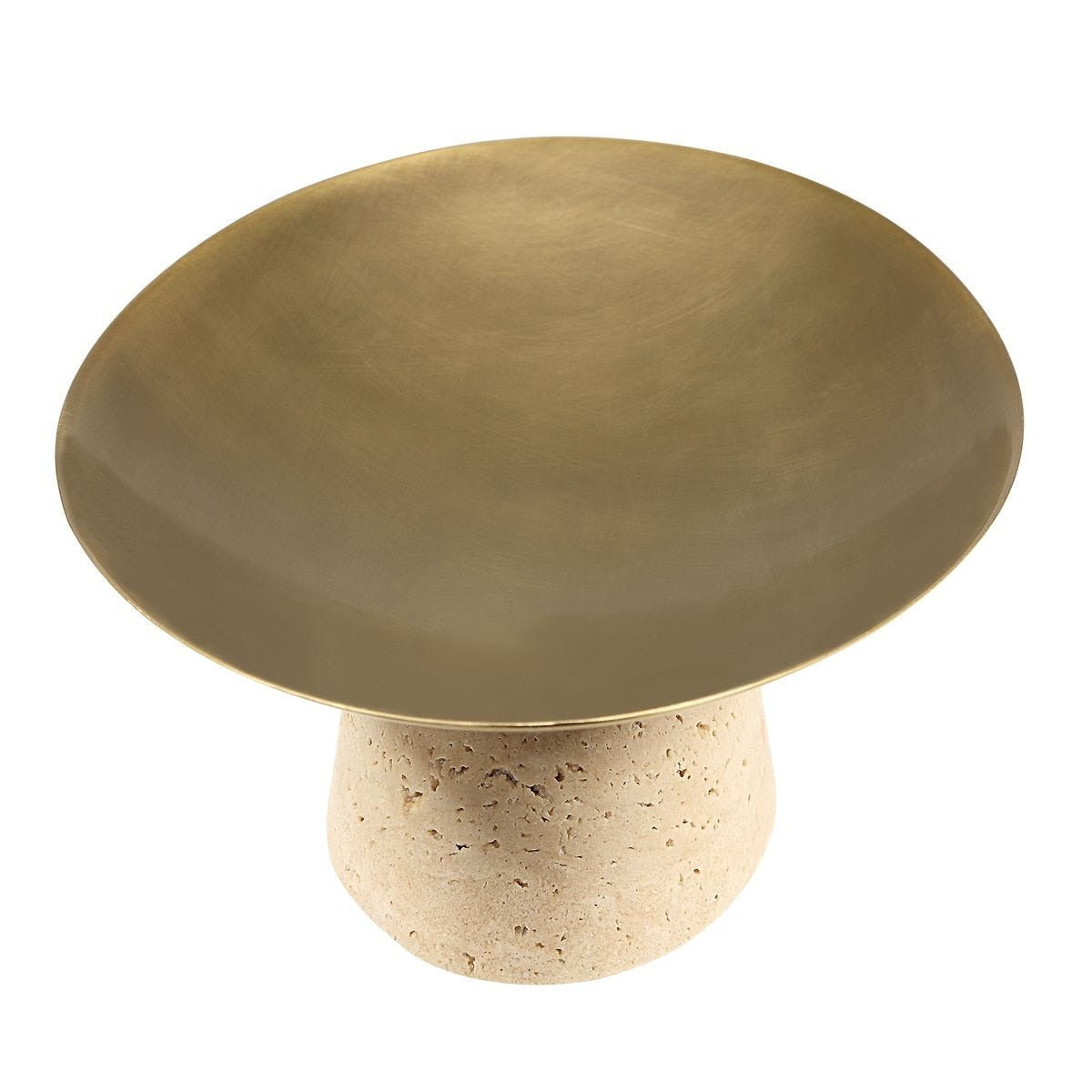Coup de Grace Low Bowl – Travertine