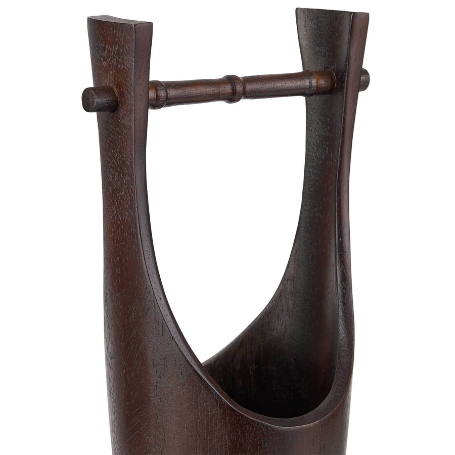 Ikebana Vessels – Dark Walnut, Set of 2