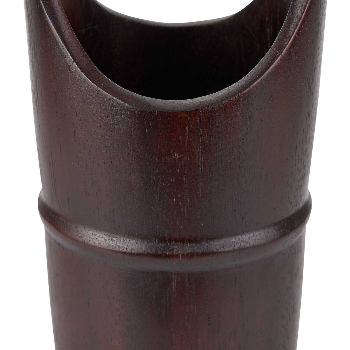 Ikebana Vessels – Dark Walnut, Set of 2