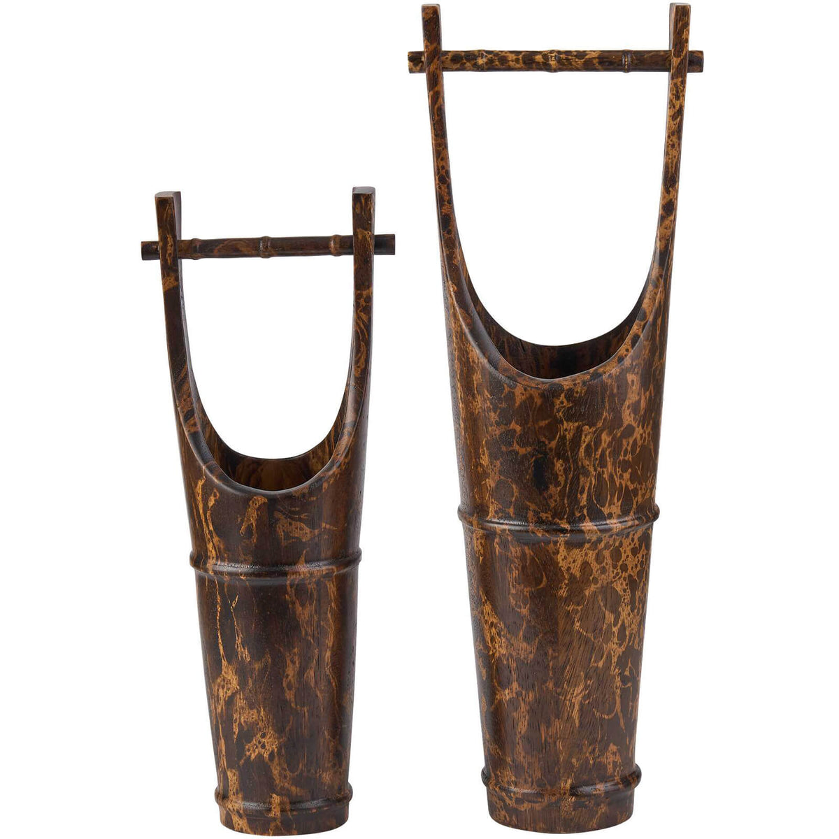 Ikebana Vessels – Tortoise, Set of 2