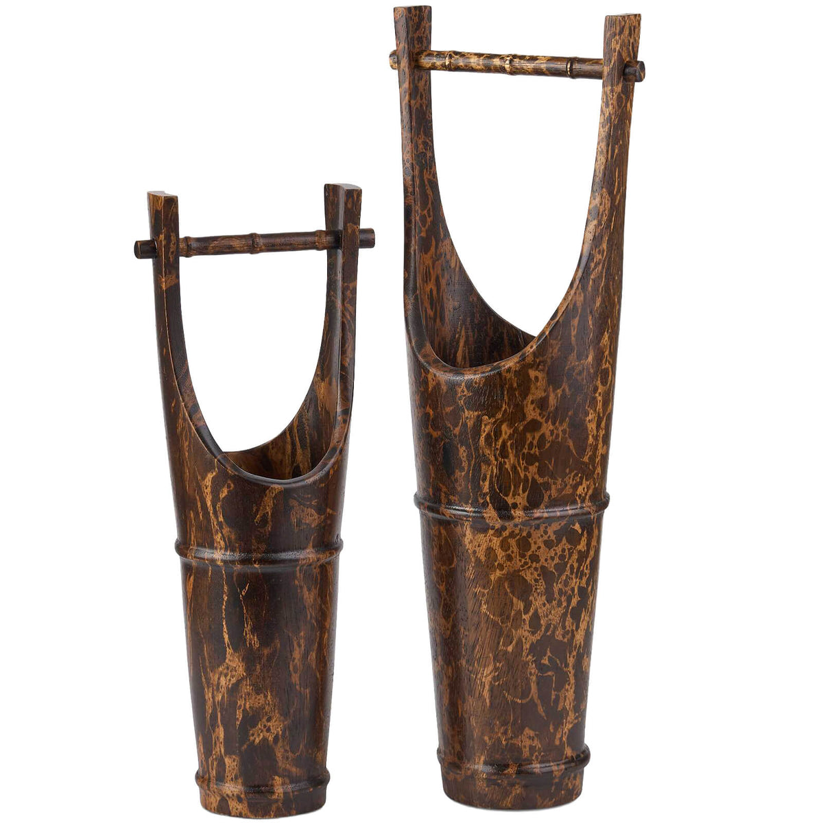 Ikebana Vessels – Tortoise, Set of 2