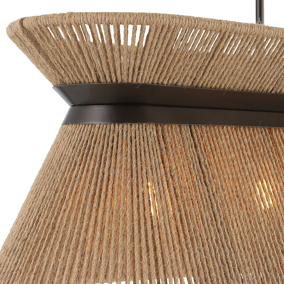 Highly Strung 5 Light Linear Pendant – Natural
