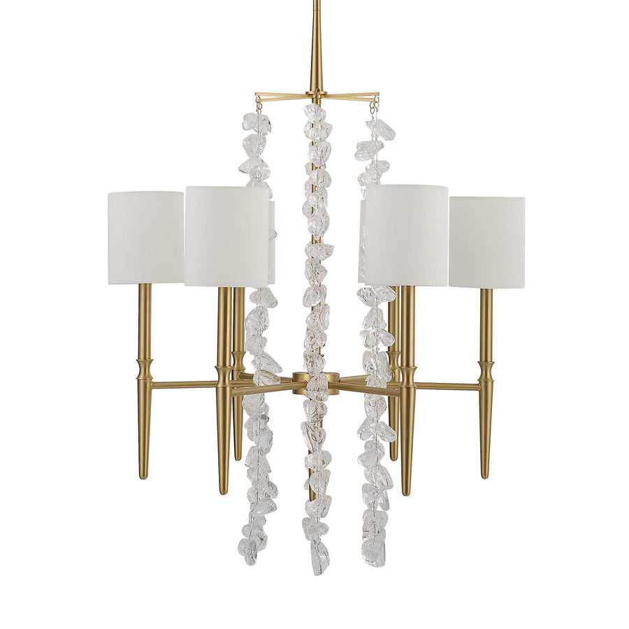 Waterfall 6 Light Chandelier