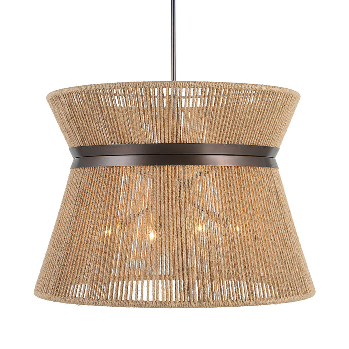 Highly Strung 8 Light Pendant – Natural