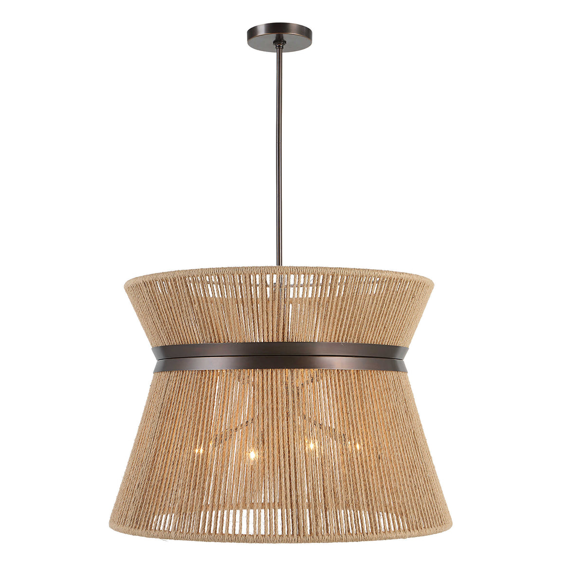Highly Strung 8 Light Pendant – Natural