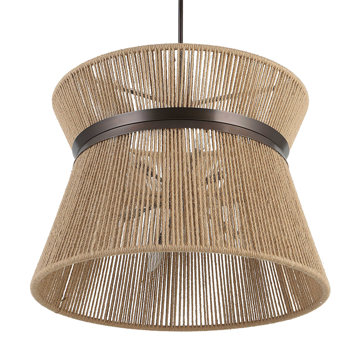 Highly Strung 8 Light Pendant – Natural