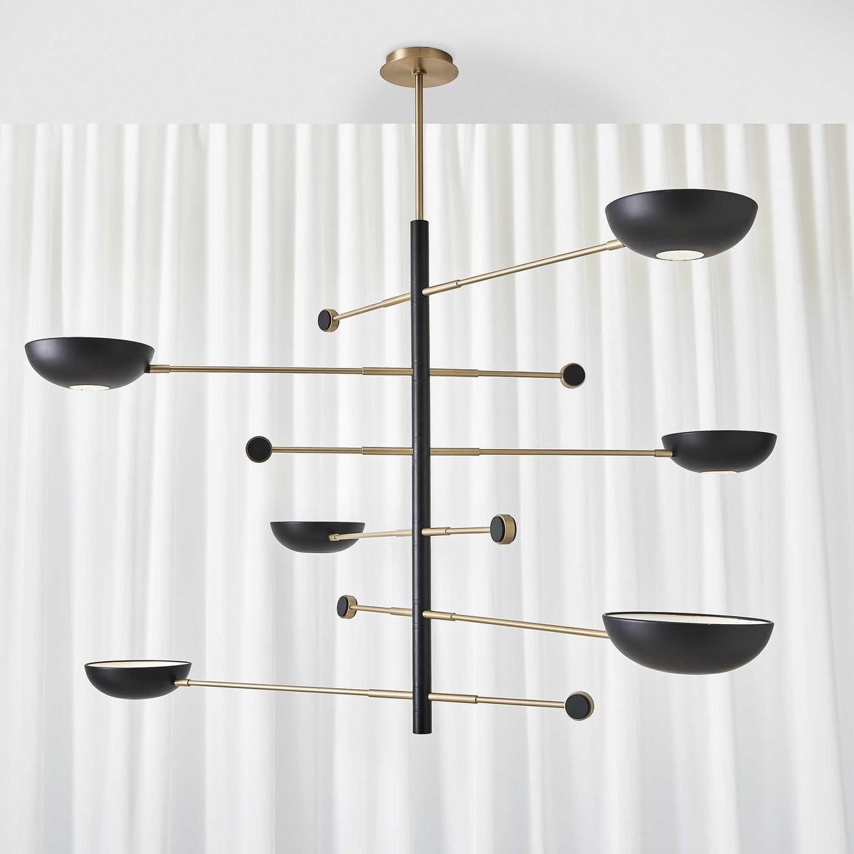 Swinger 6 Light Pendant – Black