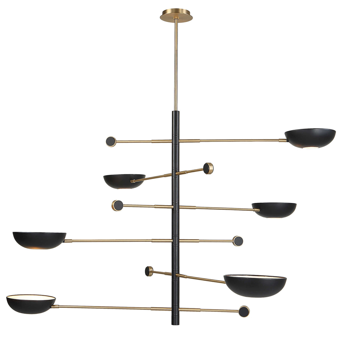 Swinger 6 Light Pendant – Black