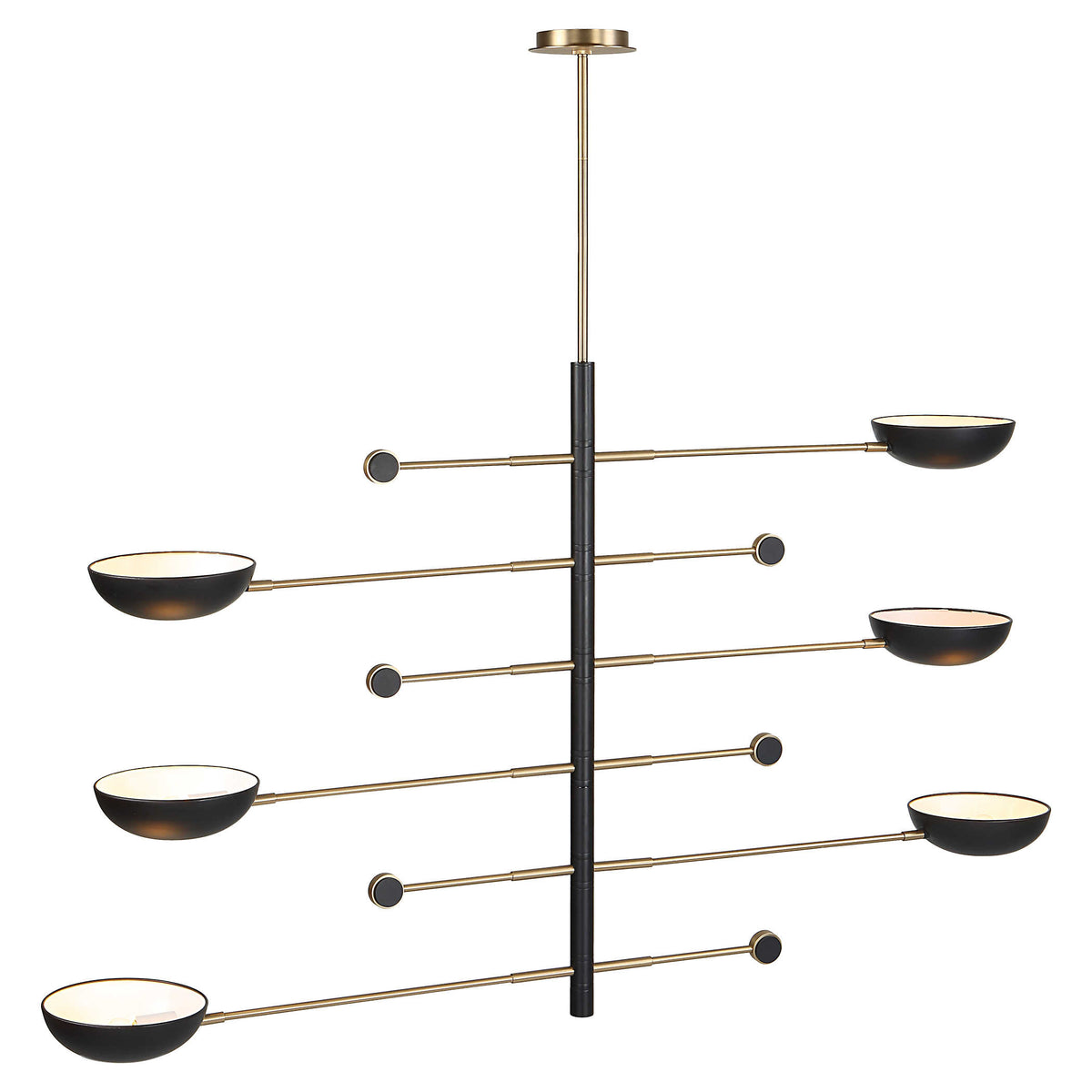 Swinger 6 Light Pendant – Black