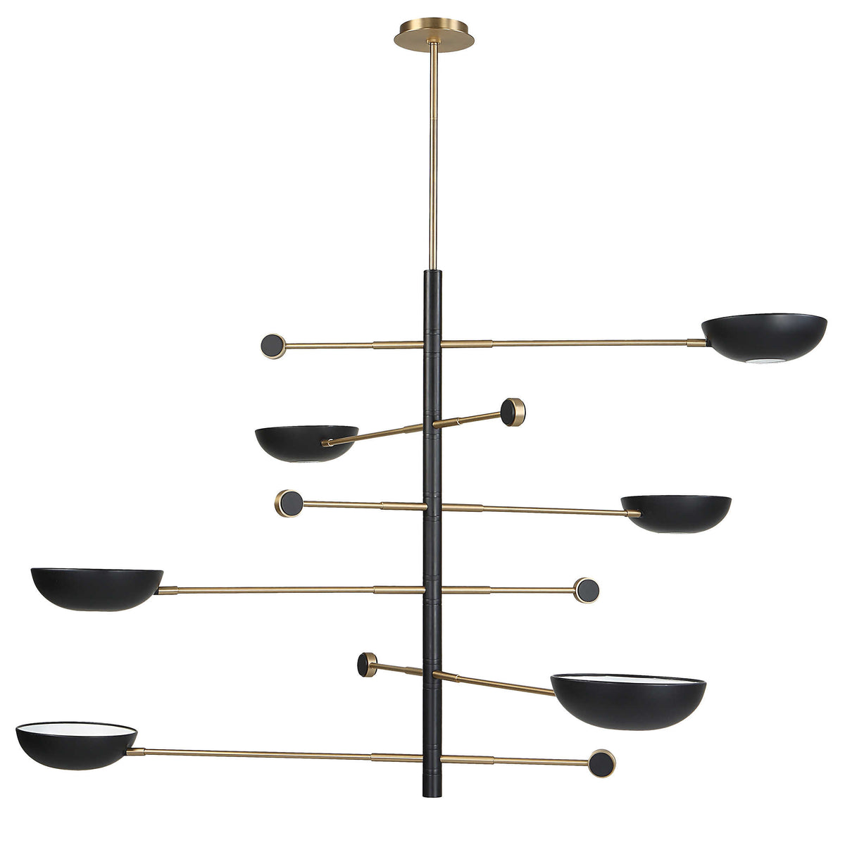 Swinger 6 Light Pendant – Black