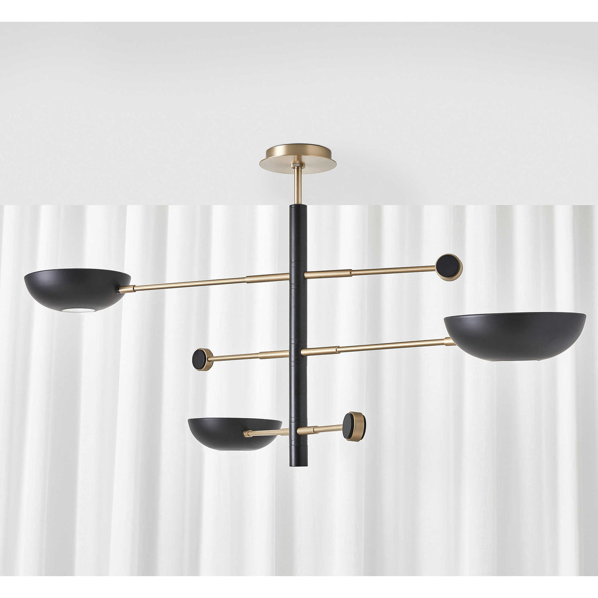 Swinger 3 Light Pendant – Black