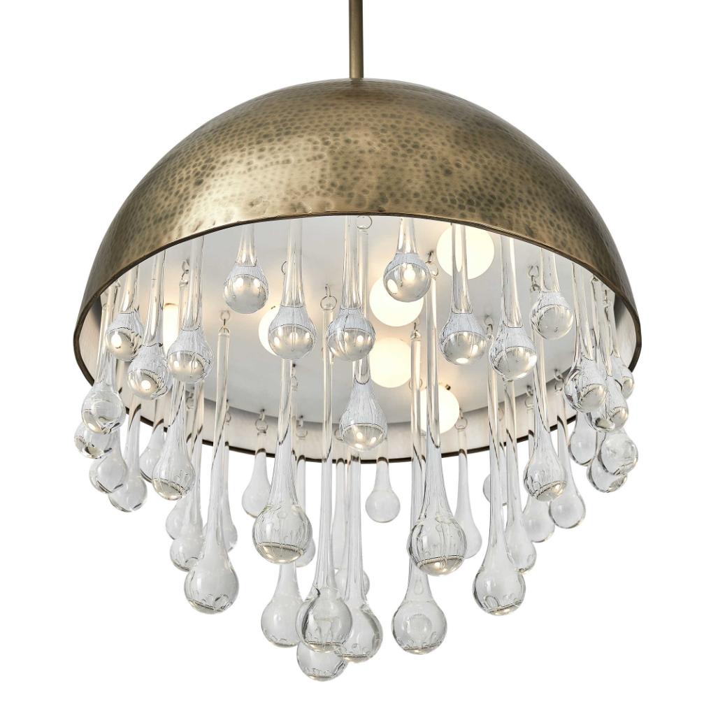 Downpour 6 Light Pendant – Round