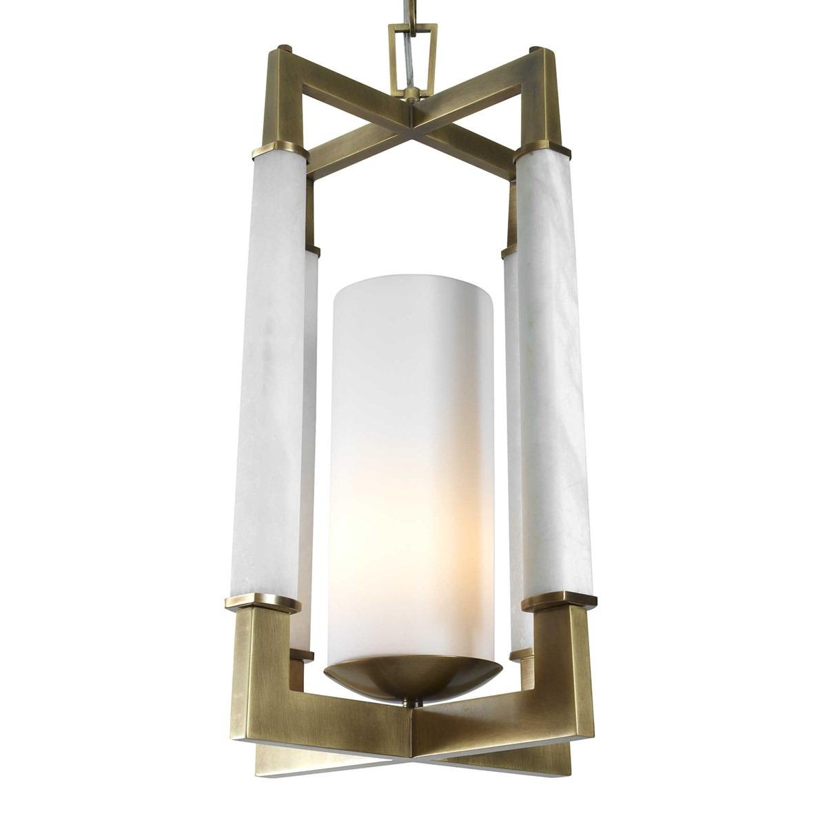 Alabaster Temple Pendant Light