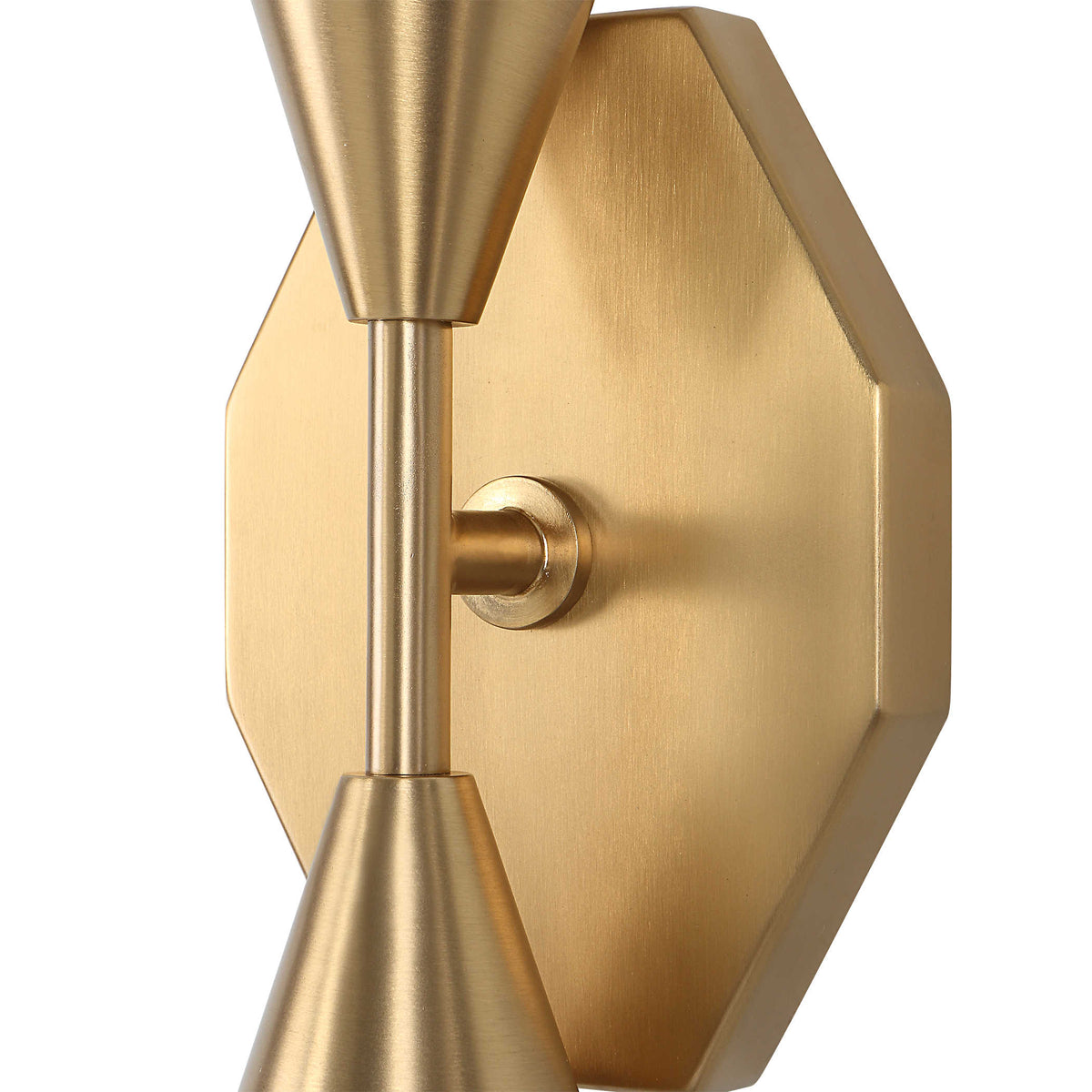 Agapanthus Two-Light Wall Light – Brass