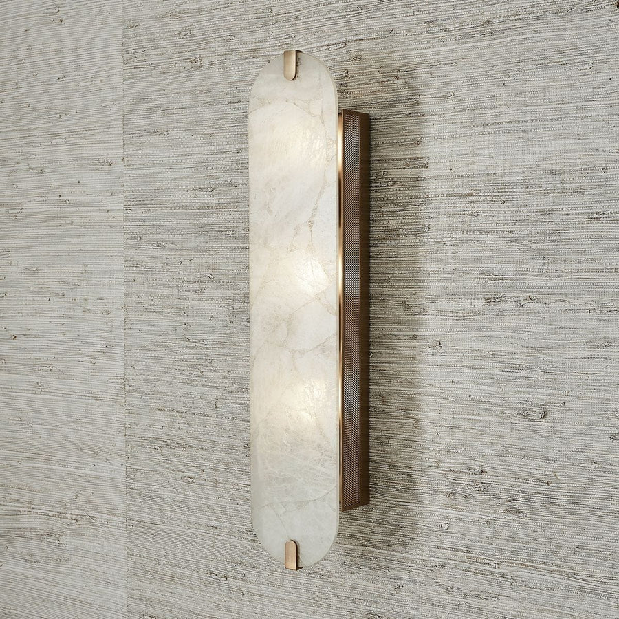 Lustrous 3 Light Wall Sconce – Crystal