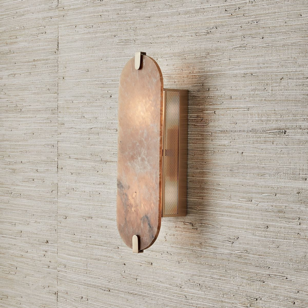 Lustrous 2 Light Wall Sconce – Smoky Alabaster