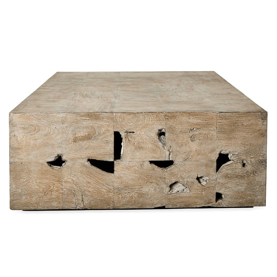 Teak Tac Toe Coffee Table – Light