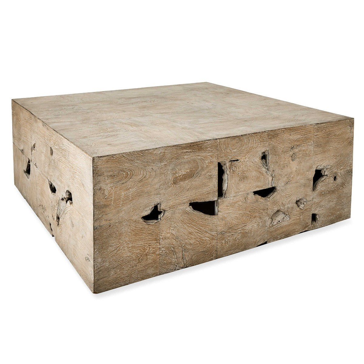 Teak Tac Toe Coffee Table – Light