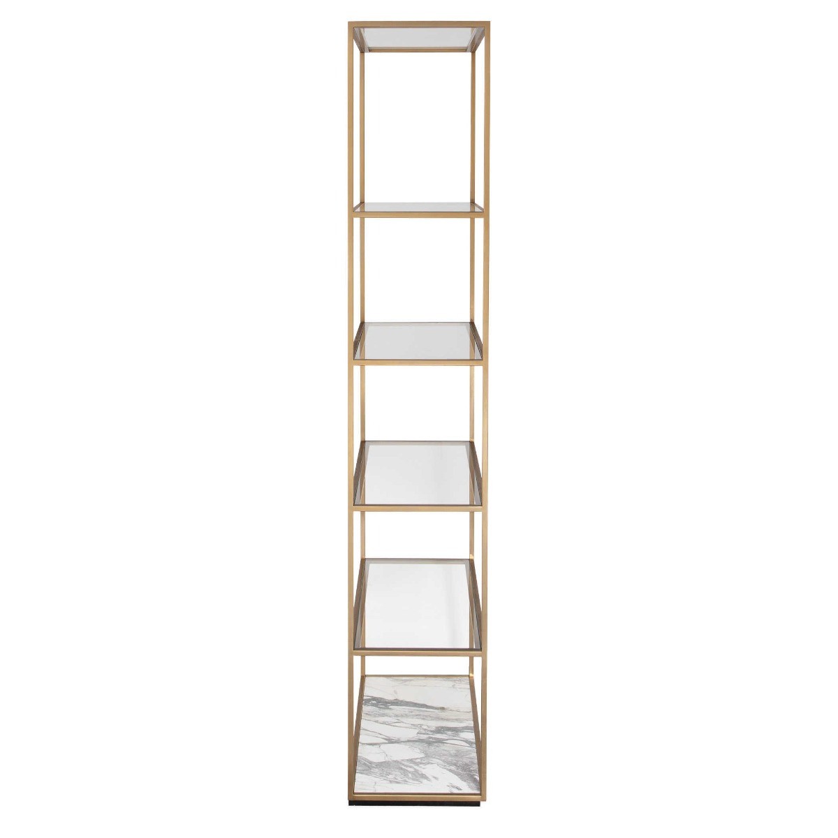 Floating Plane Etagere – Brass