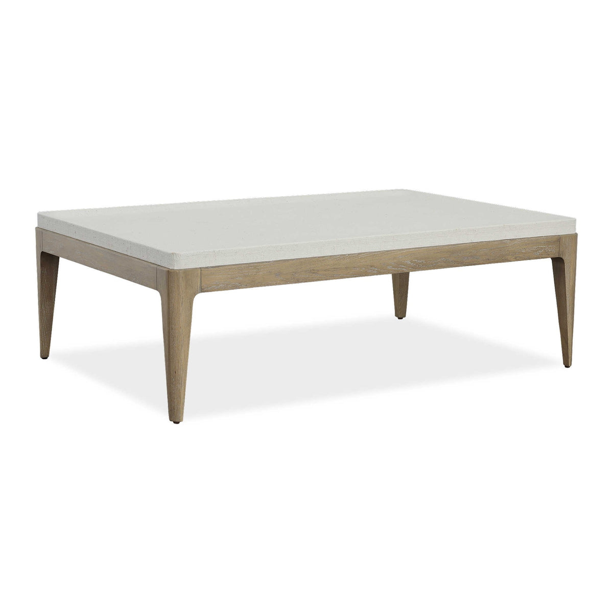 White Linen Coffee Table