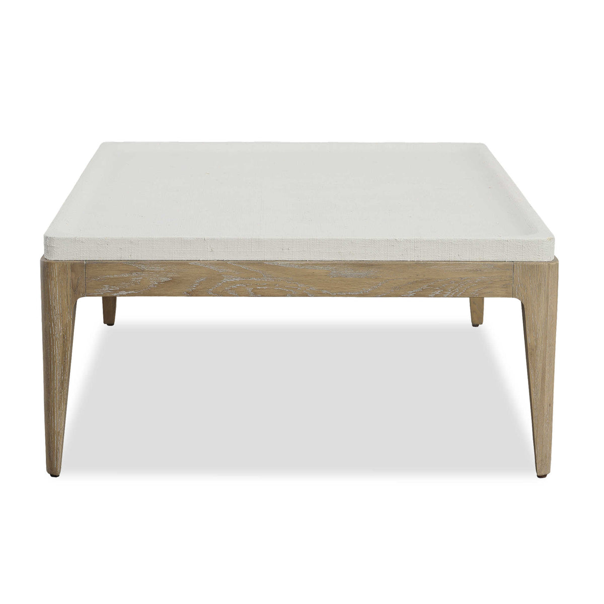 White Linen Coffee Table