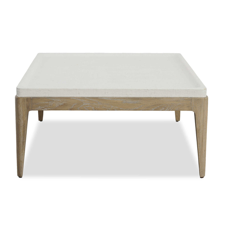 White Linen Coffee Table