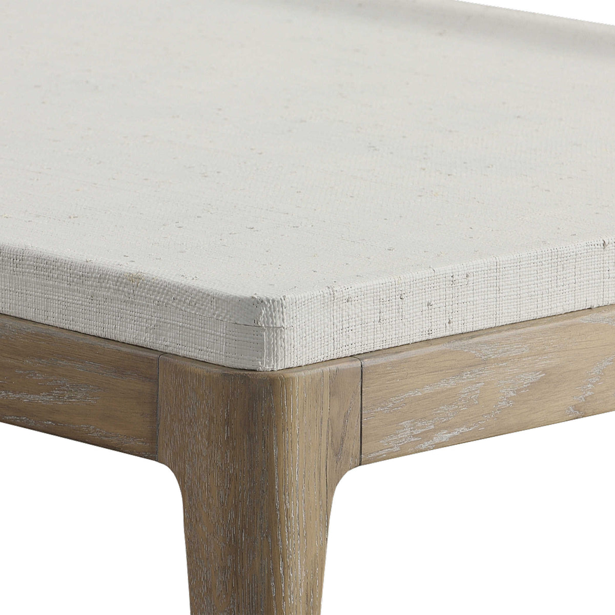 White Linen Coffee Table