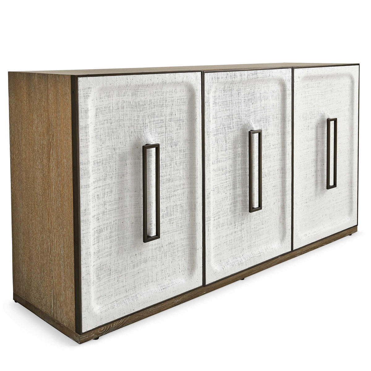 White Linen 3 Door Cabinet