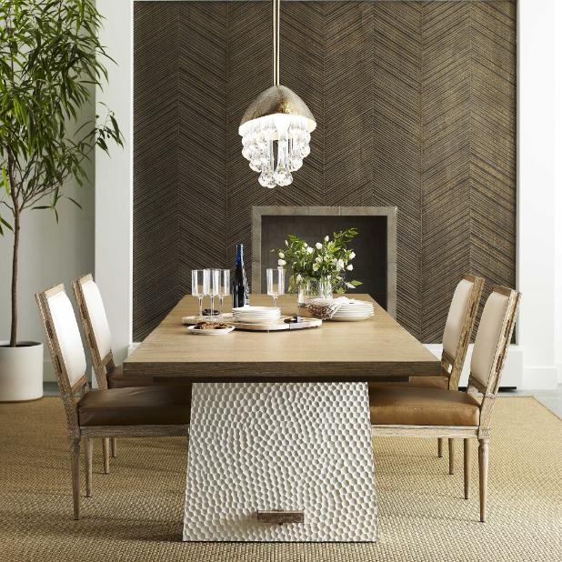 Hewn Trestle Extending Dining Table – 266–317cm