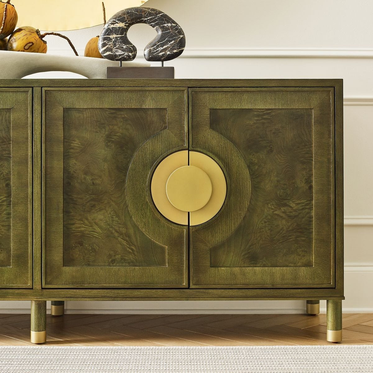 Palais 4 Door Cabinet – Olive