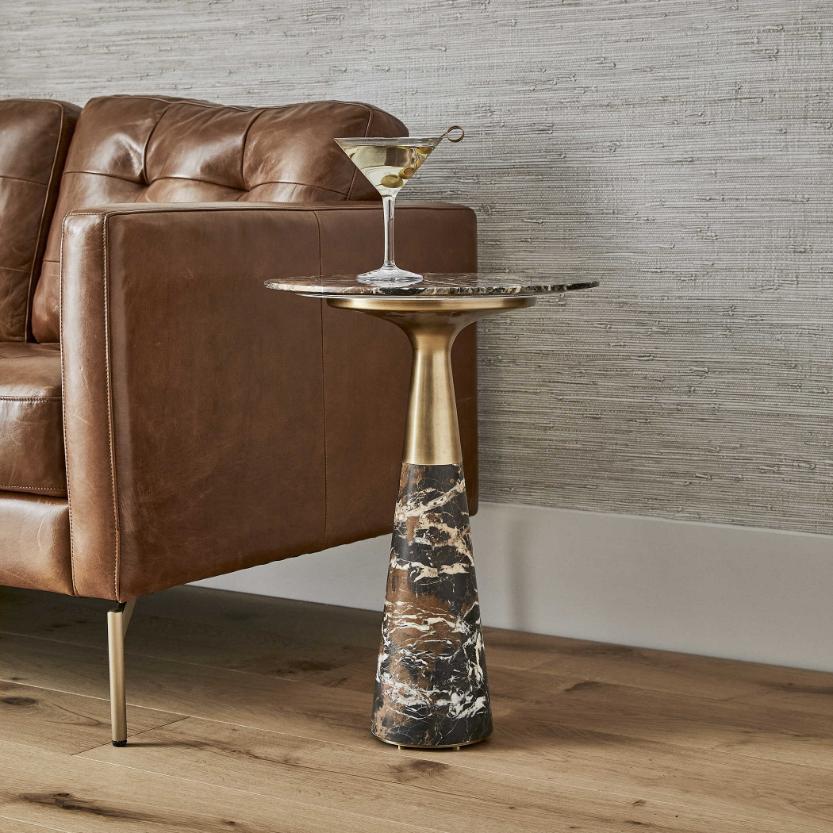 Pier Accent Table – Marble