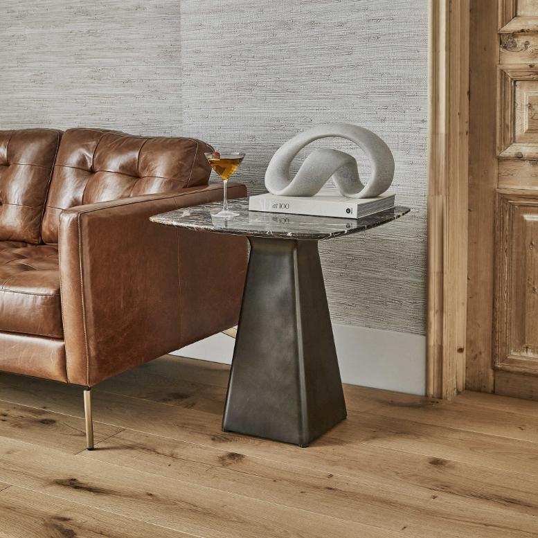 Equilateral Side Table – Michelangelo and Bronze