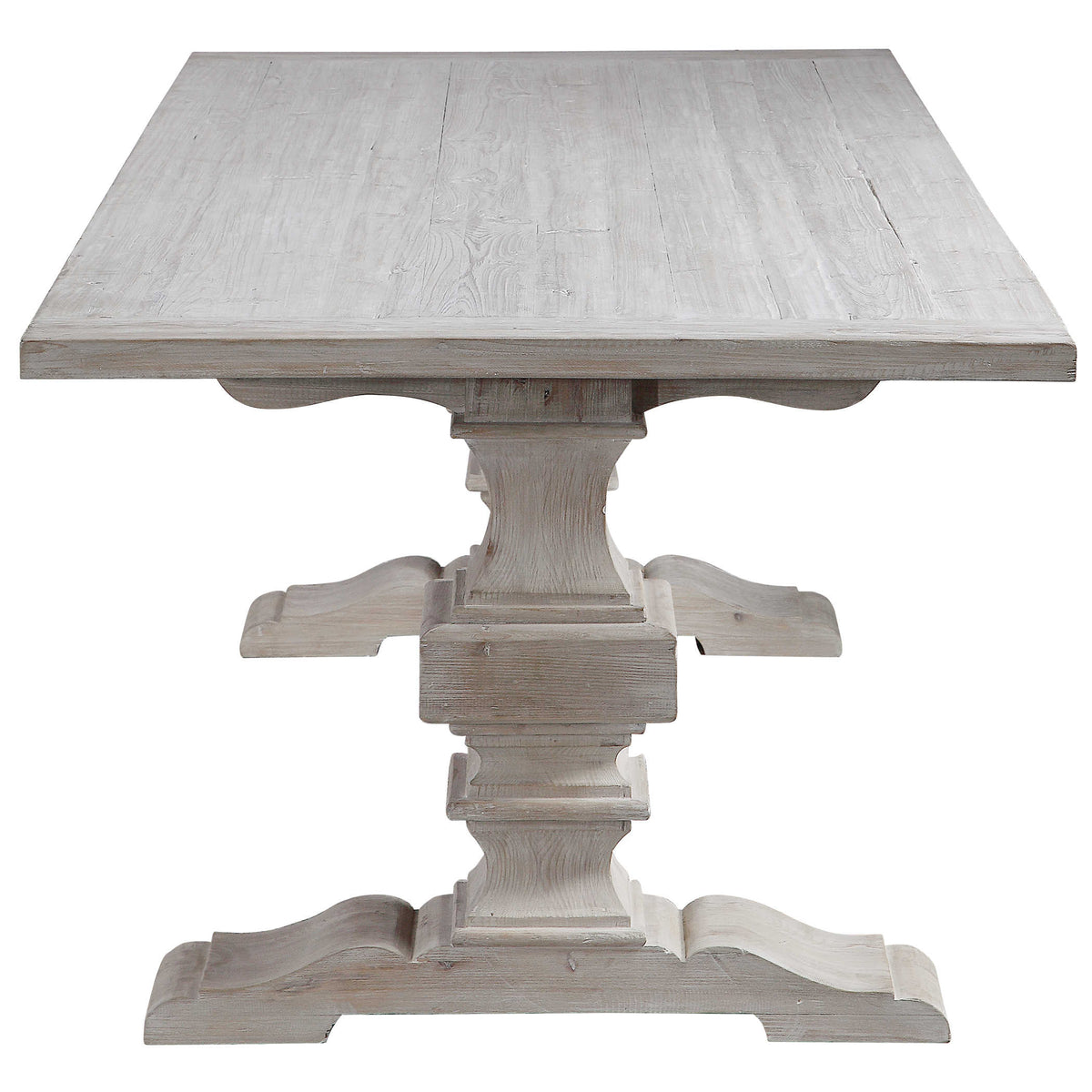 Baldrick Extending Dining Table – White, 244–336 cm