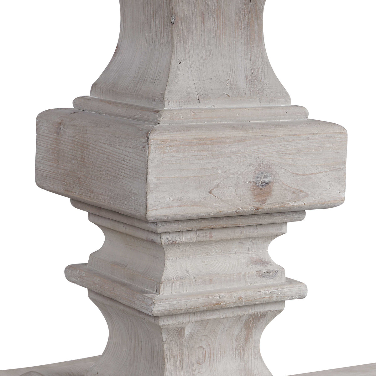 Baldrick Extending Dining Table – White, 244–336 cm