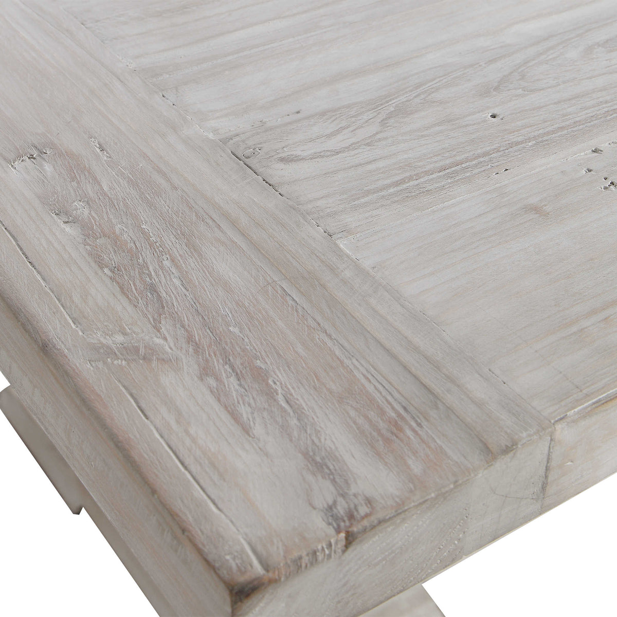 Baldrick Extending Dining Table – White, 244–336 cm