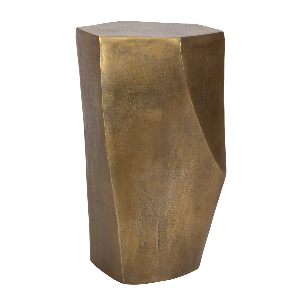 Cathenna Accent Table – Brass